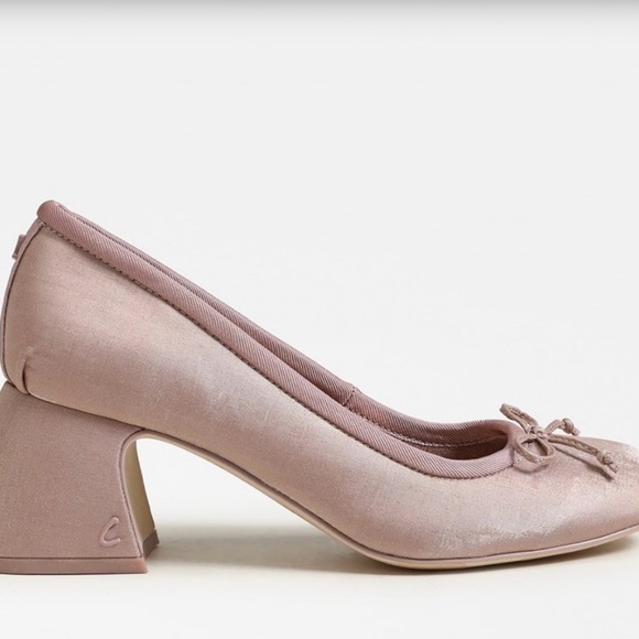 Della Wrap Up Block Heel Ballet Blush French Macaroon - Picture 3 of 7